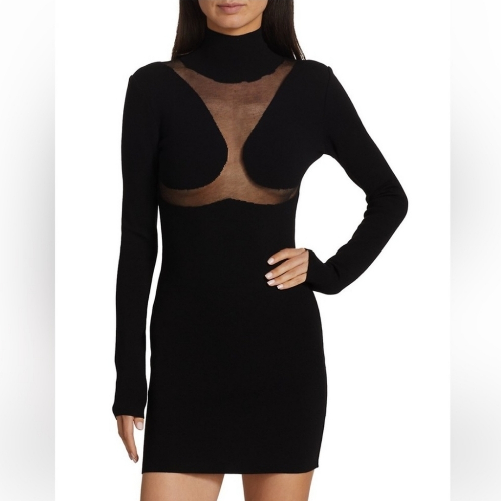 Elegant Black Mini Dress